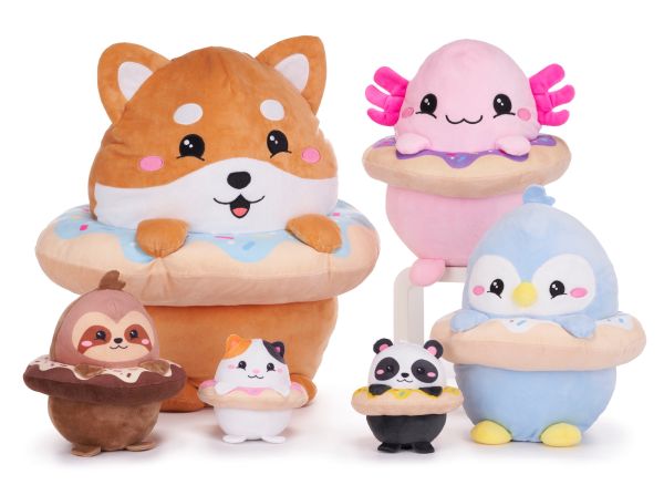 (Mis 5) KAWAII KUTIES Doughnuts Peluche 30cm (Super Squishy) GIFT  ass…x24